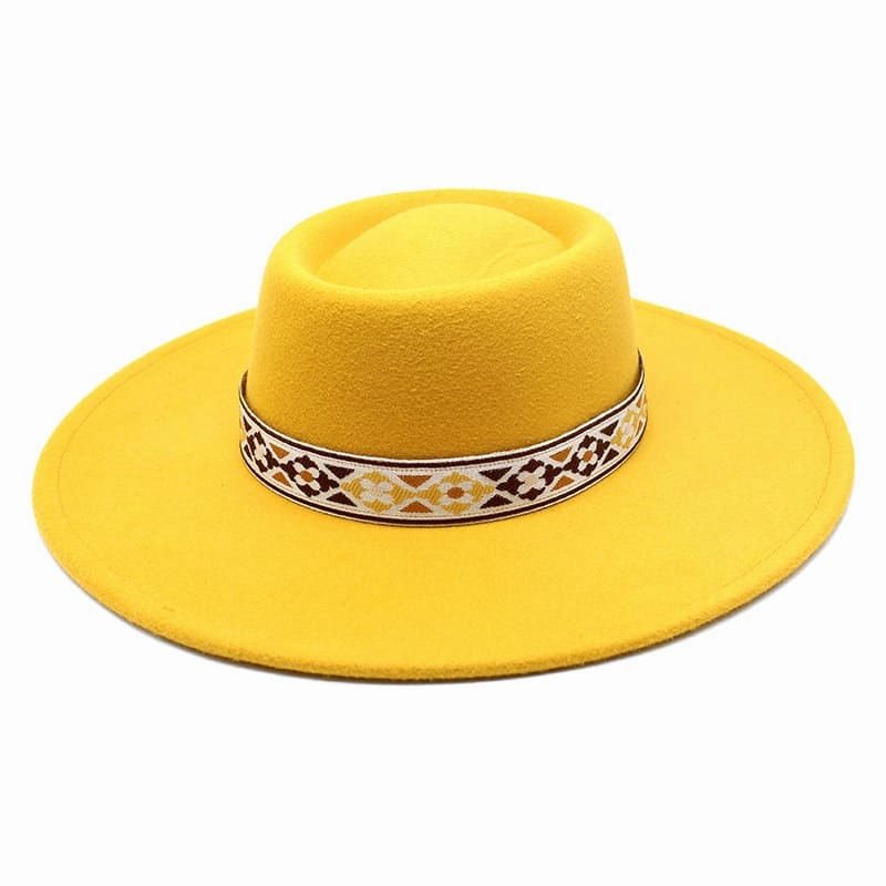 Zurich Wide Brimmed Porkpie Hat