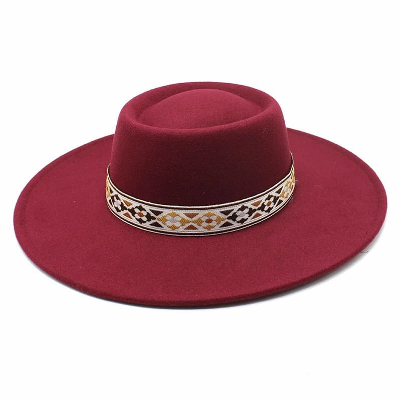 Zurich Wide Brimmed Porkpie Hat